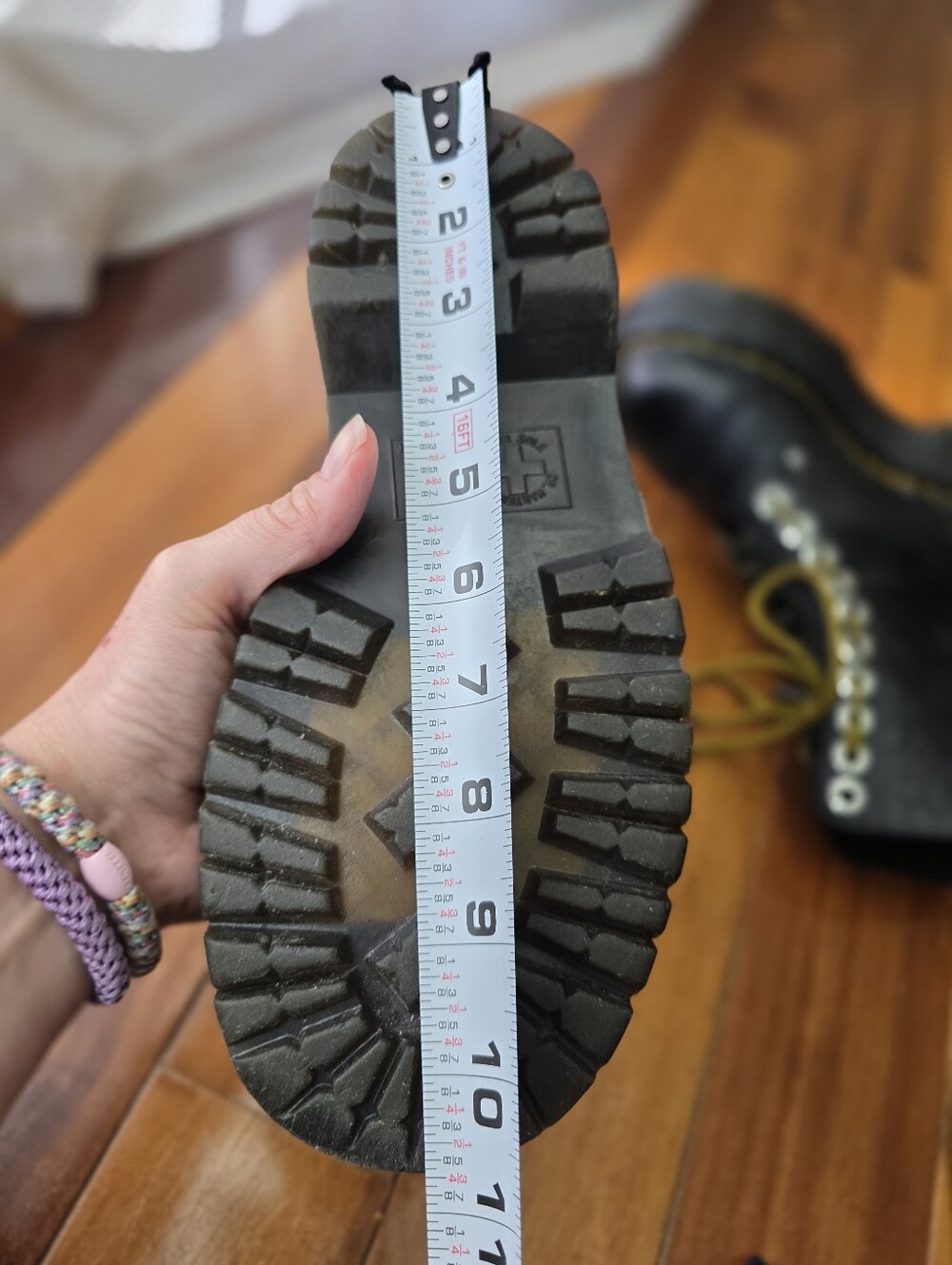 Dr. Martens Sinclair Hi Max Pisa Leather Platform Zip Boots Black Women's 7 - Picture 12 of 15